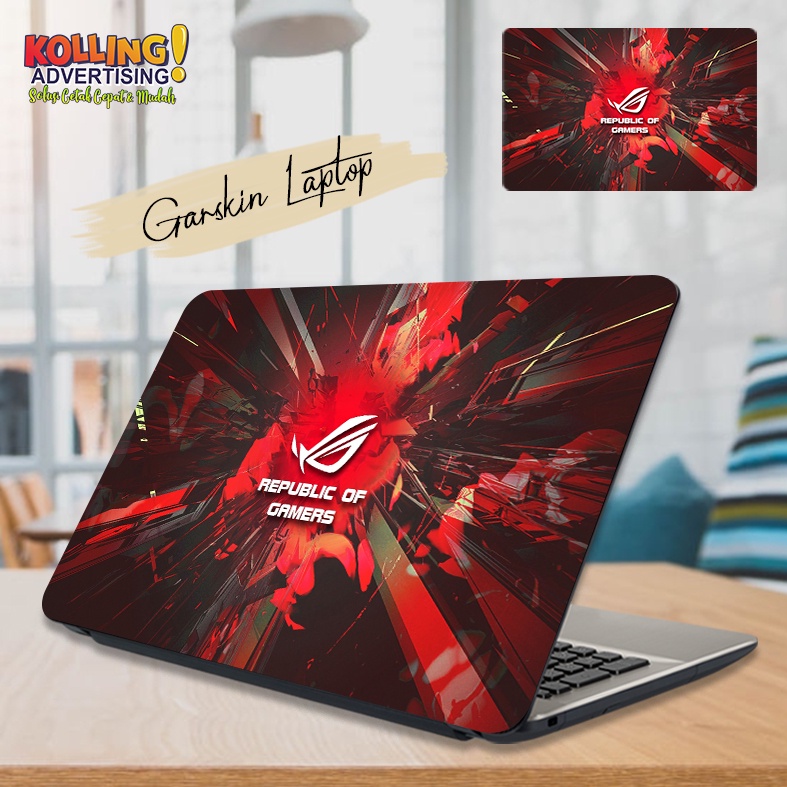 Garskin Laptop ROG Logo Skin Laptop Stiker Laptop
