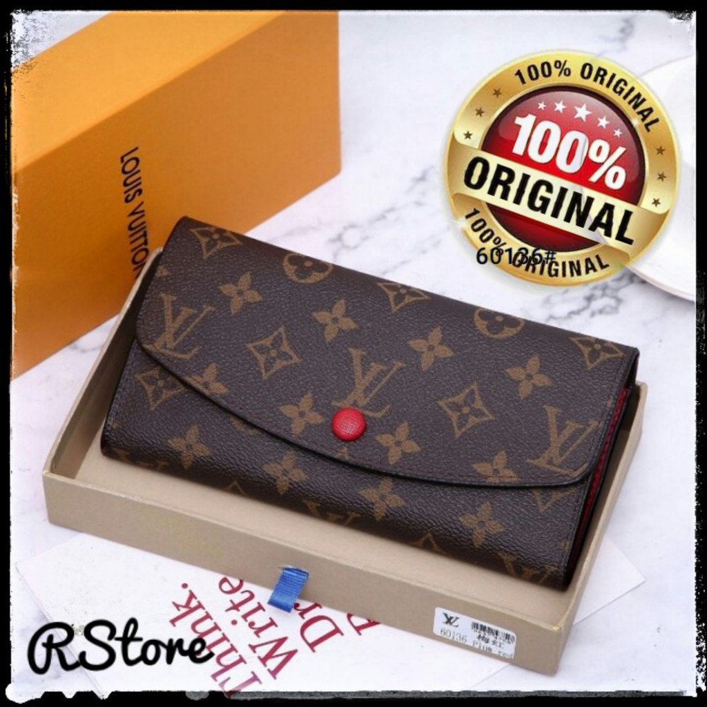 Dompet LV [Monocoklat] Dompet Wanita Cantik Best Seller Cewek Kado