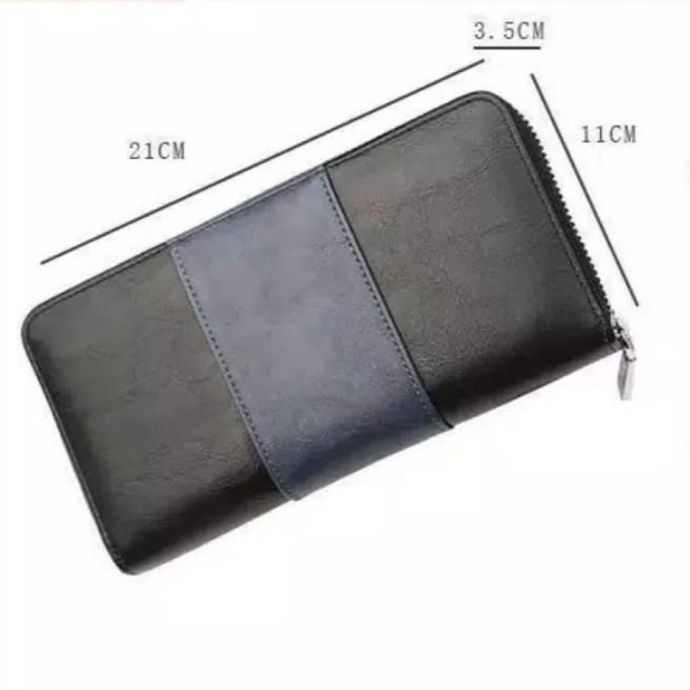 (COD) Dompet Pria Dompet Panjang Dompet Kulit Import Men Wallet MALLSHOPPING