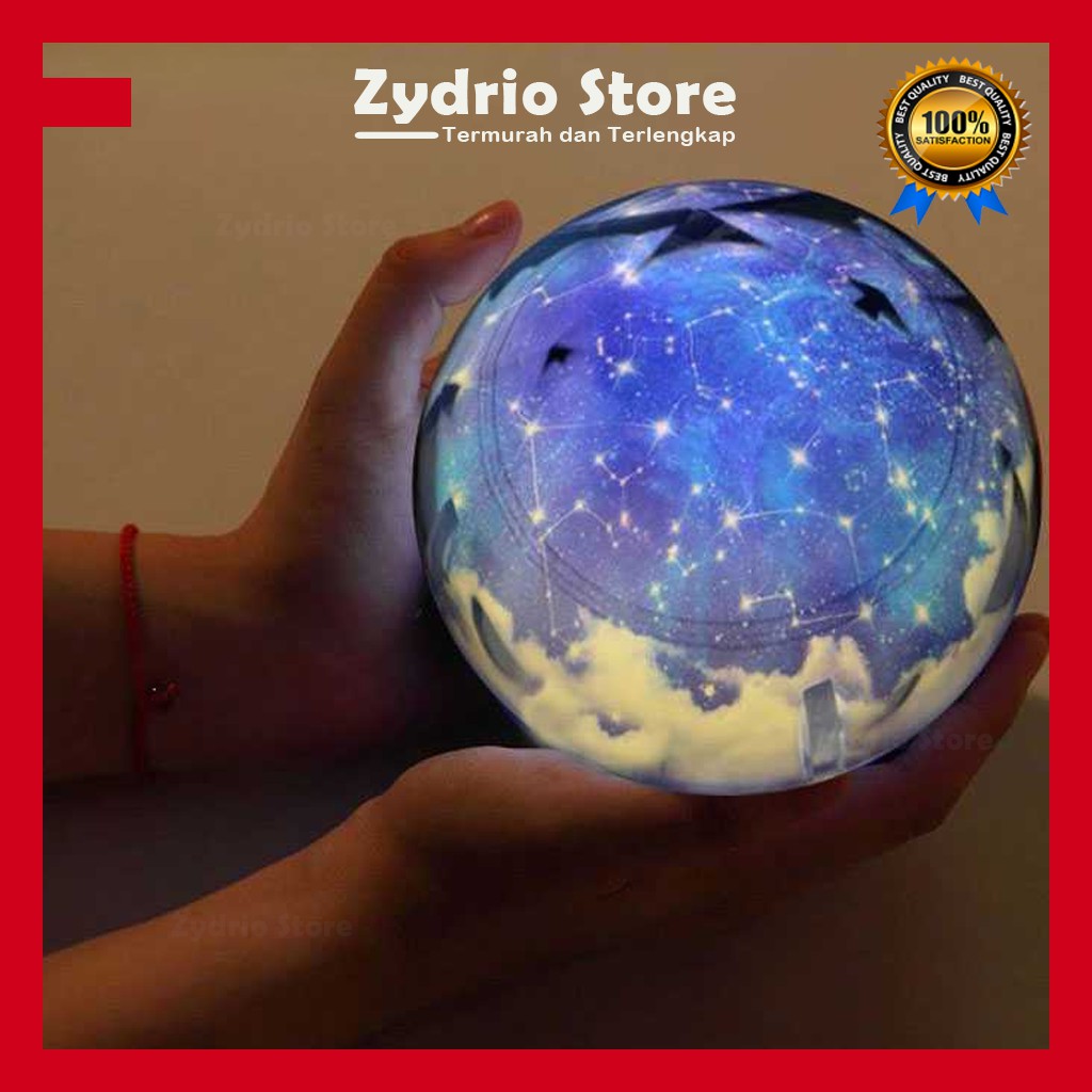 Lampu Proyektor LED Night Light Model Constellation Lampu Tidur Anak