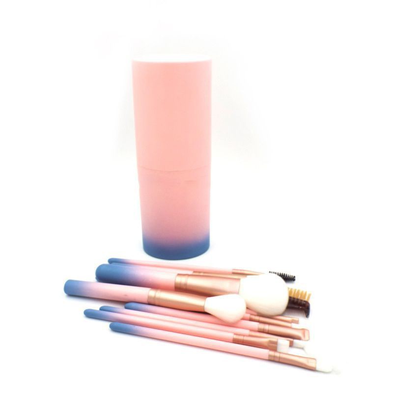 Biutte.co Brush Make Up 22 Set dengan Pouch - Pink