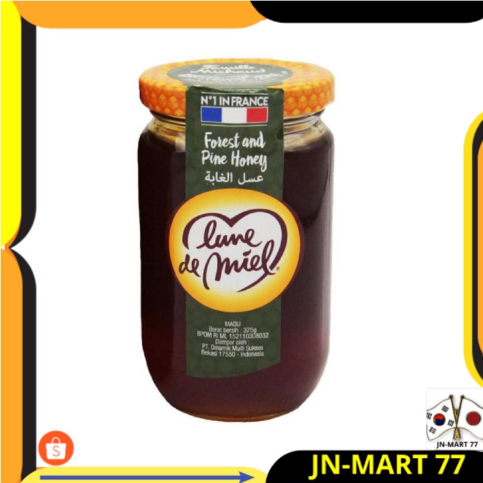 

MAKANAN KESEHATAN/MADU HUTAN ASLI IMPORT LUNE DEMIEL FRANCE 375 GR ORI