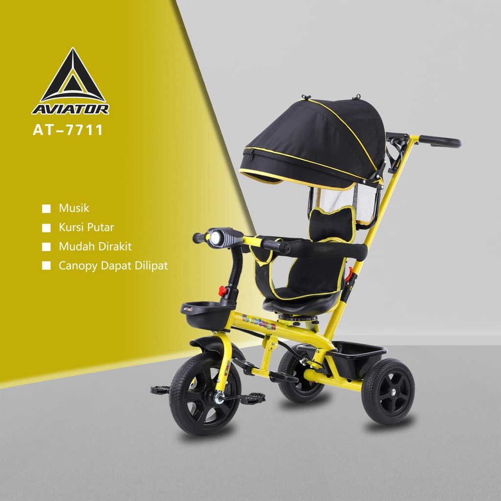 AVIATOR TRICYCLE AT-7711 / SEPEDA ANAK