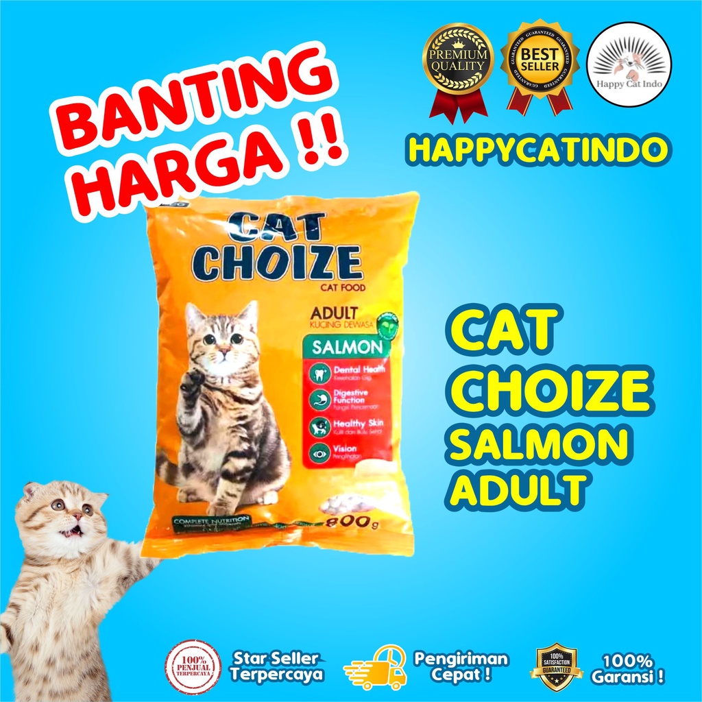 MURAH ! CAT CHOIZE ADULT BENTUK IKAN RASA TUNA