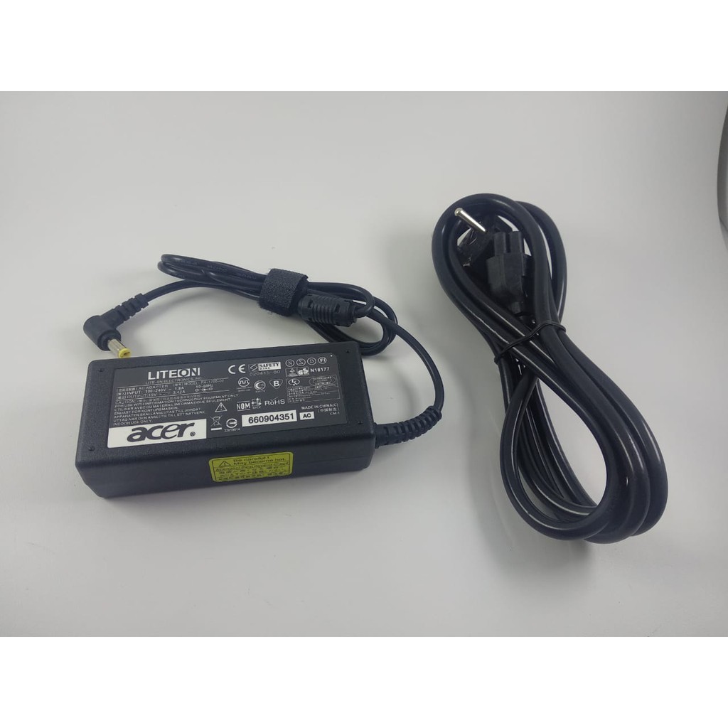 ACER ORI Original CAS AN CASAN Adaptor Charger Notebook Laptop Mini 19v 1.58A (5.5*1.7) Berikut Kabe