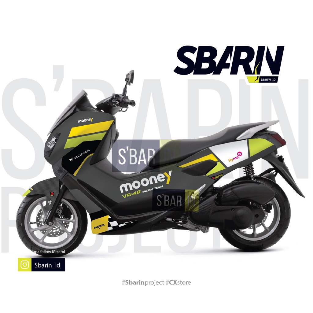 Decal Yamaha Nmax 2015 - MotoGP 2022 I Sbarin Project