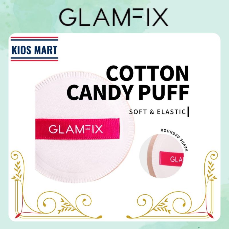 Glam Fix Professional Aircushion Puff / Cotton Candy Puff / Spons Make Up Glam Fix