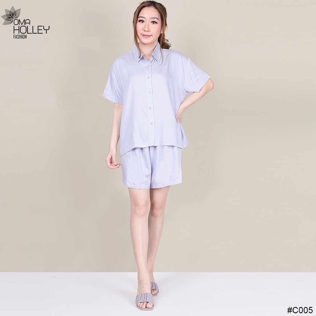 (COD) OH Fashion Piyama Lucy Set Wanita #C005-02