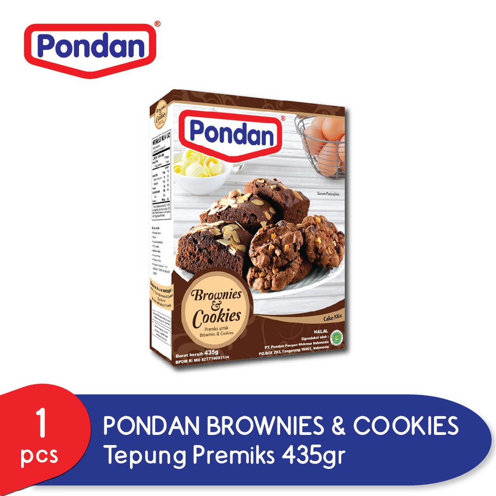 

Brownies & Cookies 435gr Pondan