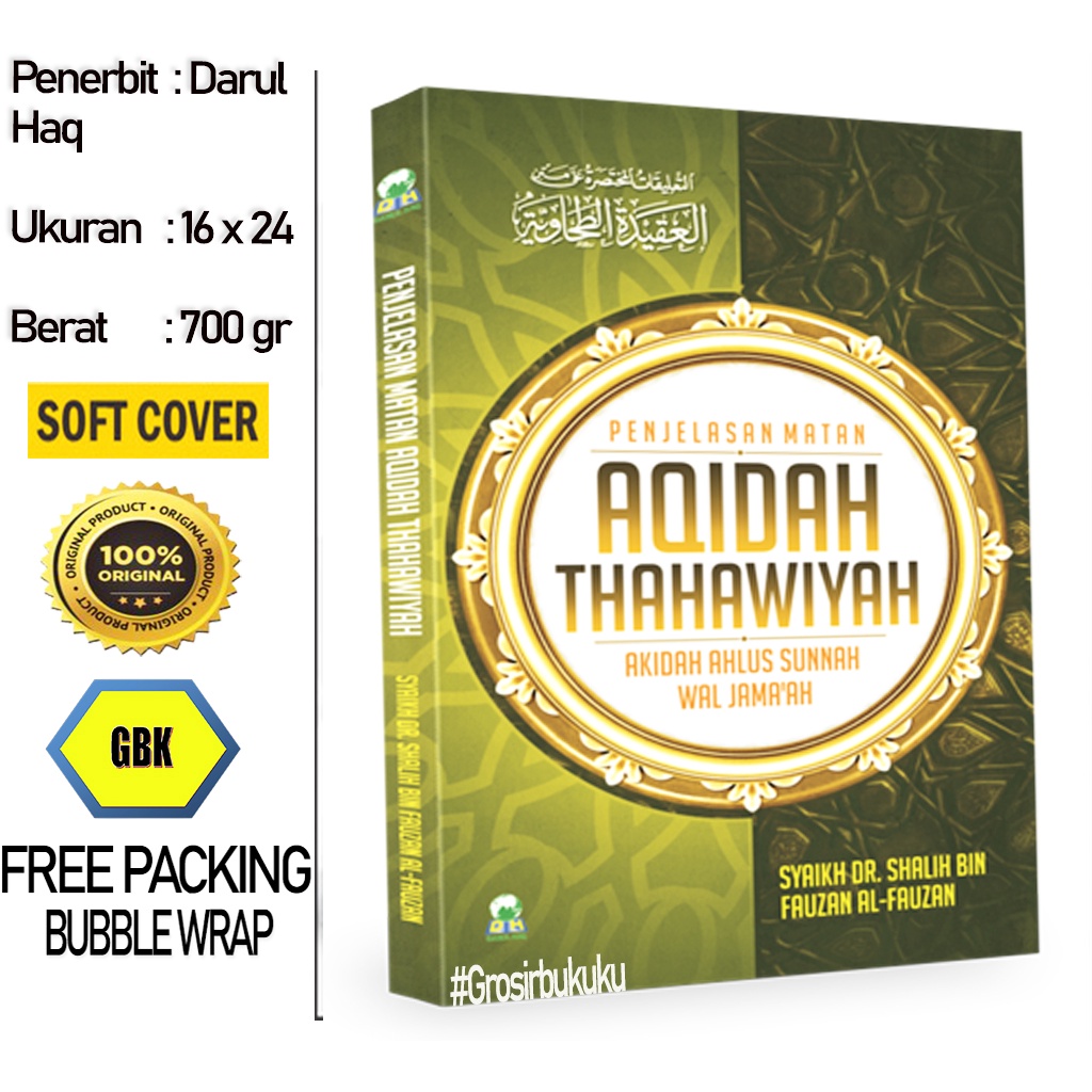 Buku Penjelasan Matan Al-Aqidah Ath-Thahawiyah - Darul Haq