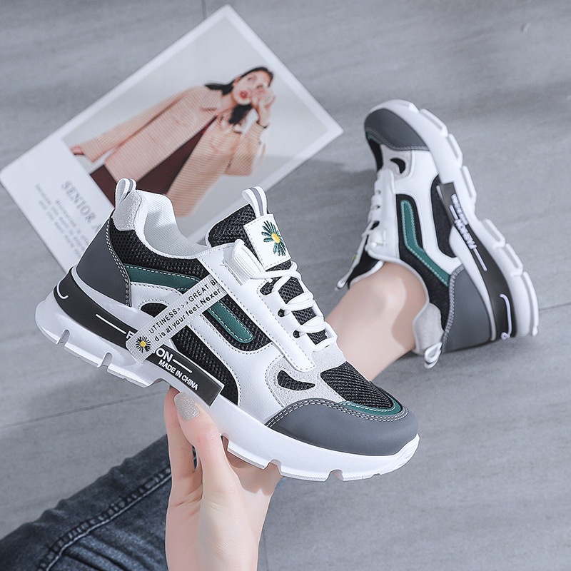 Sneakers Perempuan Korea Style Sepatu Olahraga Wanita import Sneaker Lari Cewek Cantik Murah SP-162