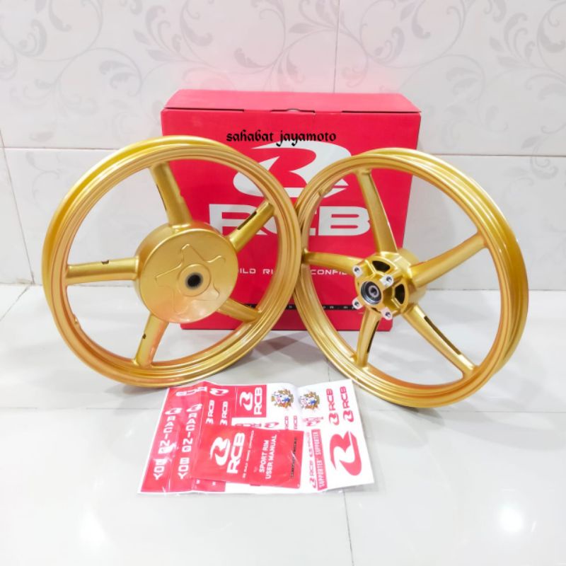 Velg RCB Depan Belakang Sp522 MioM3 MioSoulGT125 Fino125 Xeon XeonRC Produk Original