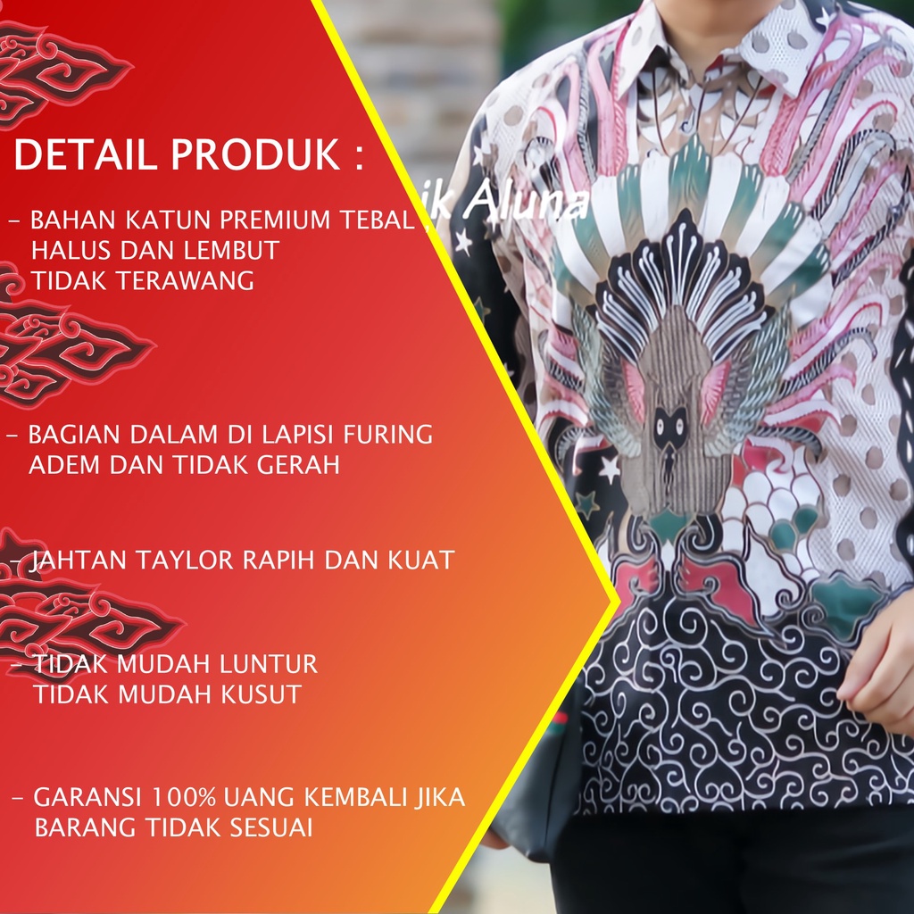 TERLARIS.!! BAJU BATIK PRIA LENGAN PENDEK KEMEJA BATIK PRIA KEREN MODERN BATIK COWOK KEKINIAN PD 006