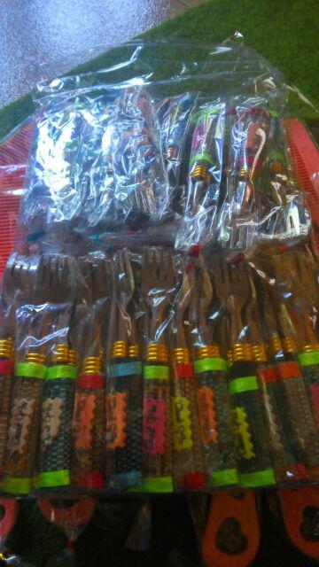 Souvenir Sendok Garpuh Tiker Murah (1 Pak Isi 50 Pasang)