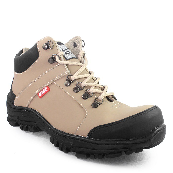 MS - PROMO COD Sepatu Gunung Fashion Pria Nike Amazon Cream Boots Safety Sport Outdoor Hiking Murah