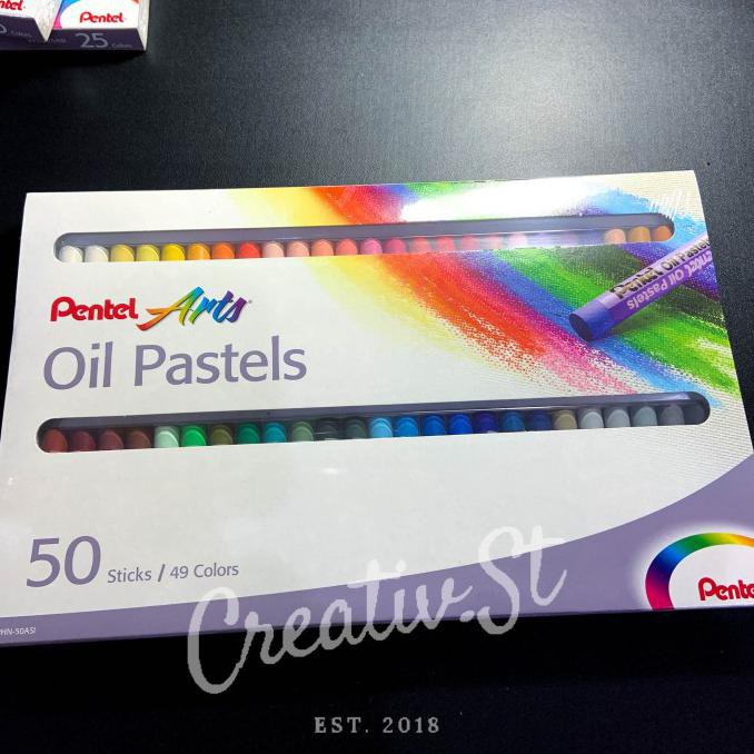 

(COD) Crayon Pentel Oil Pastels 50 Warna