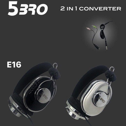 Headset Bando 5 Bro E16/  Headphone/ Earphone Audio 5Bro HK Besi Super Bass