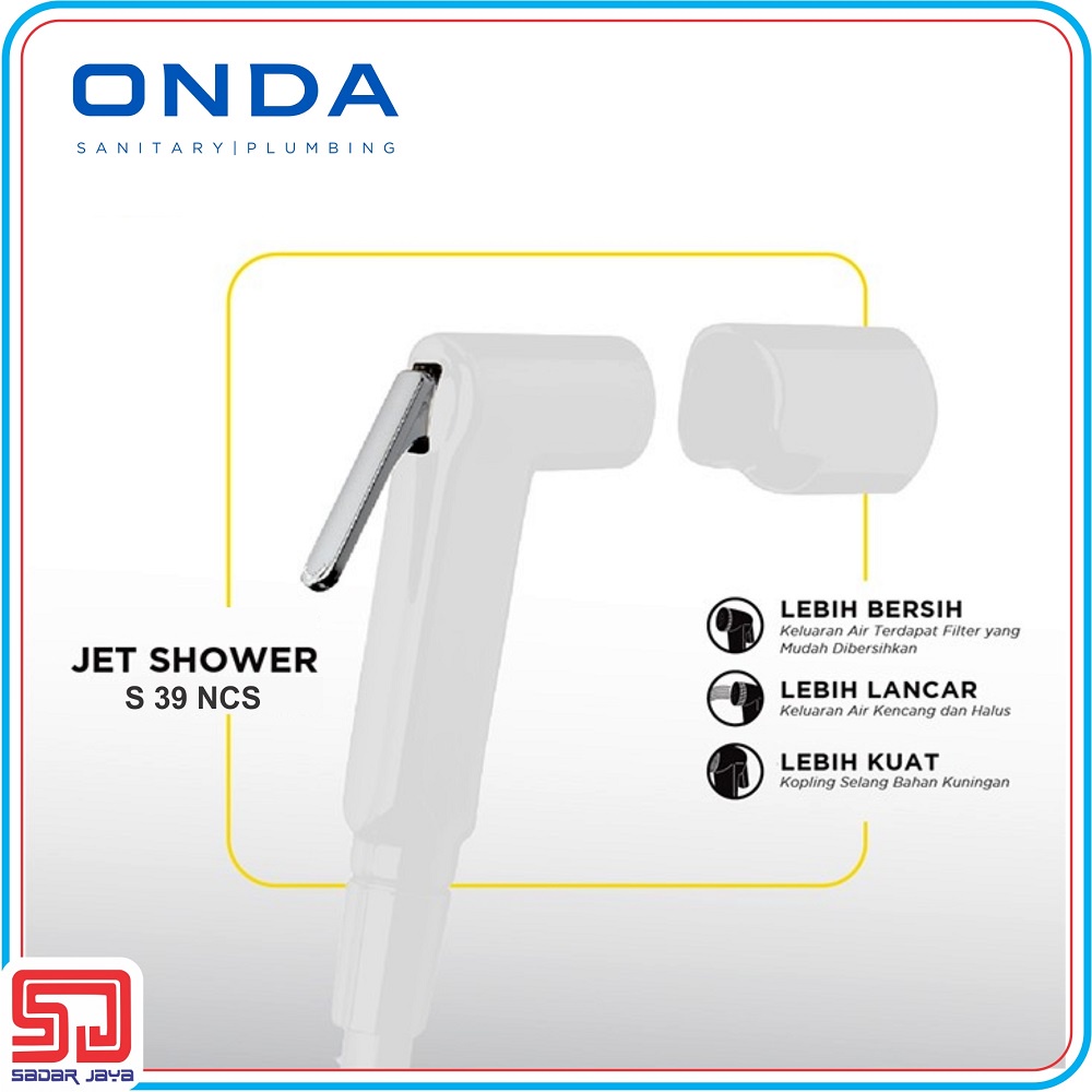 Onda S 39 NCS Jet Shower Cebok Bidet Spray Toilet 1/2&quot;