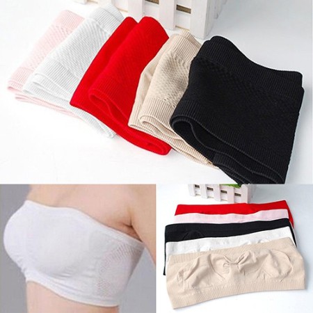 Kemben Seamless Tanpa Tali / Kemben Anti Slip / Kemben warna random / Pakaian Dalam Wanita bra bh