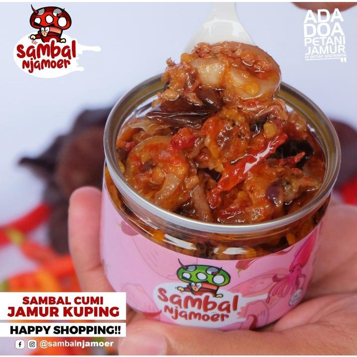 

Sambal Njamoer Premium Cumi Jamur Kuping