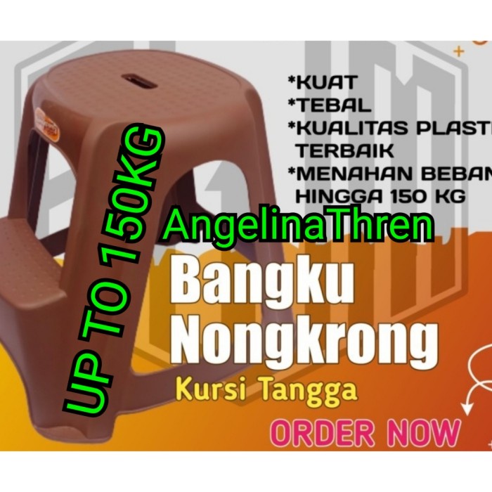 Kursi Tangga Plastik - Kursi 2 Susun - Kursi Tinggi 2 level