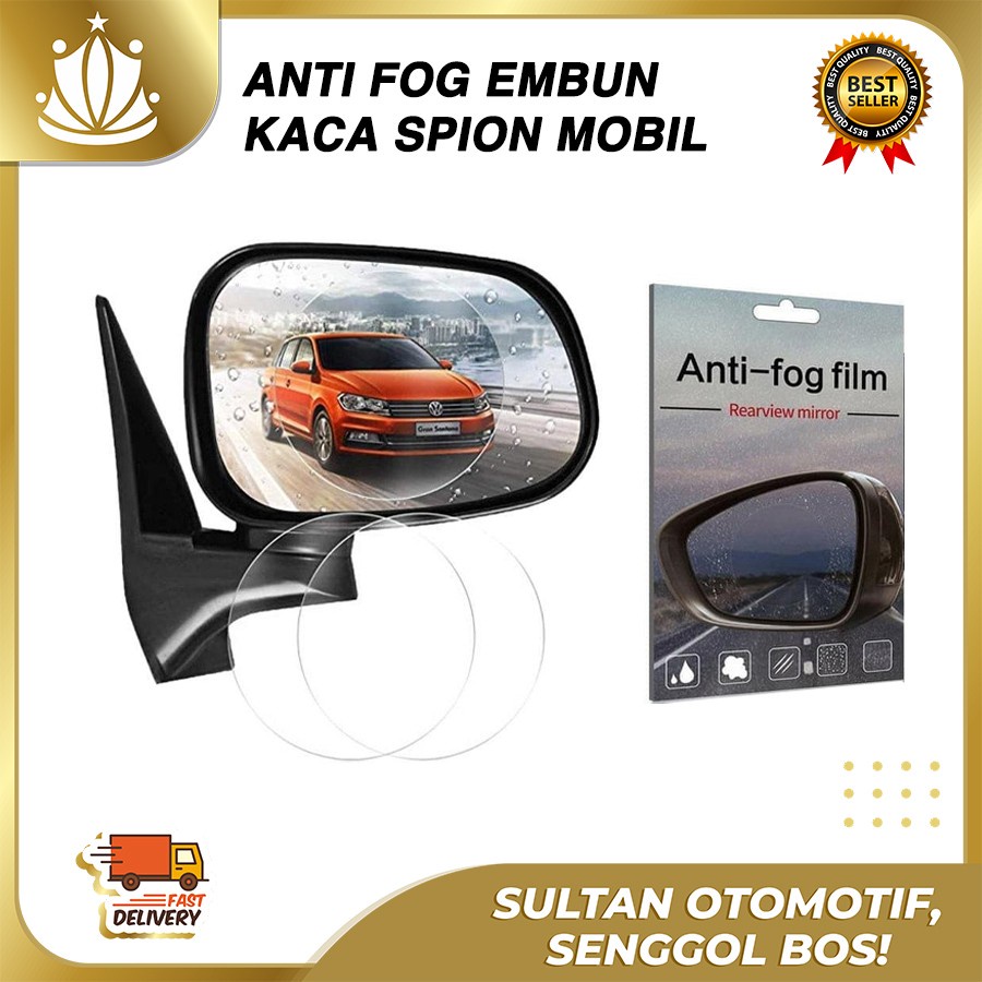 Kaca Film Anti Air Waterproof BULAT/ Anti Embun Spion Mobil / uk 95x95