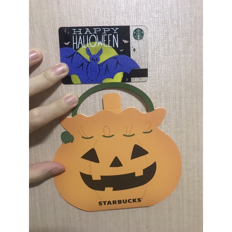 Starbucks Korea Halloween Card 2019 + Sleeve