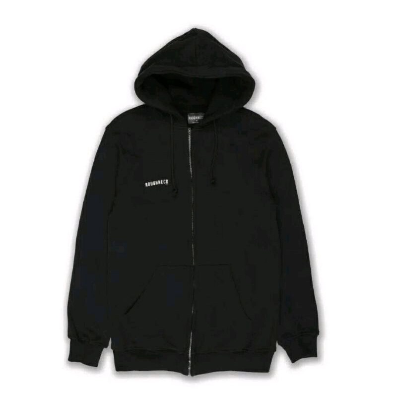 ROUGHNECK 1991 HOODIE ZIPPER  SMALL LOGO (HD BLACK 91)