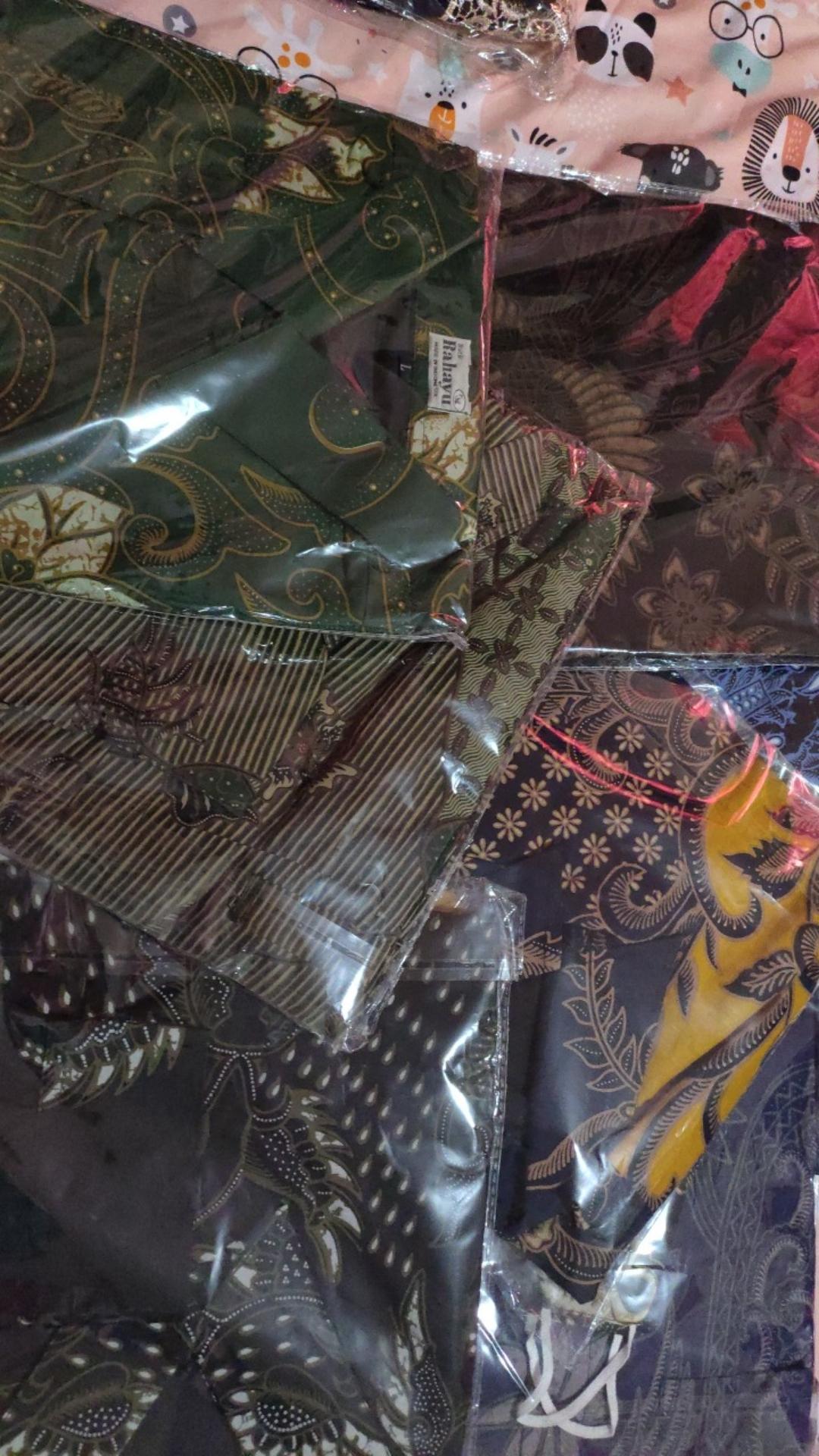 Premium Batik Pria Navy Lapis Furing Batik Lengan Panjang Batik Solo