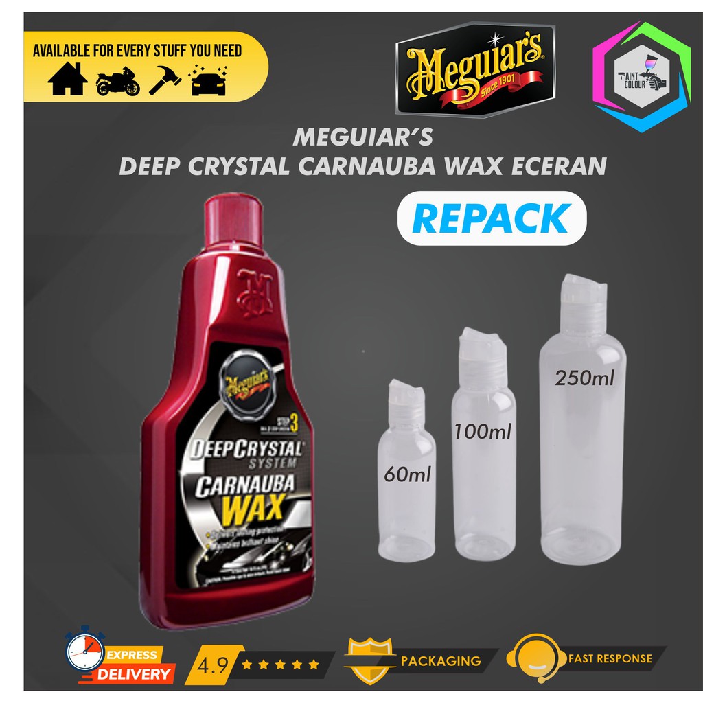 Meguiar's - Meguiars DEEP CRYSTAL CARNAUBA WAX ECERAN / REPACK