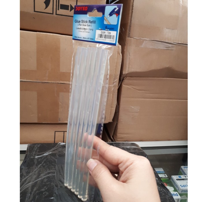 

Lem Tembak Kecil JOYKO GSR109 isi 6/Glue Stick Refill/Lem Bakar Lilin