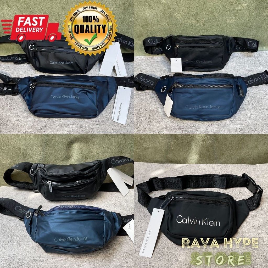 Waistbag Calvin Klein CK Jeans WATERPROOF / Tas Pinggang Tas Selempang