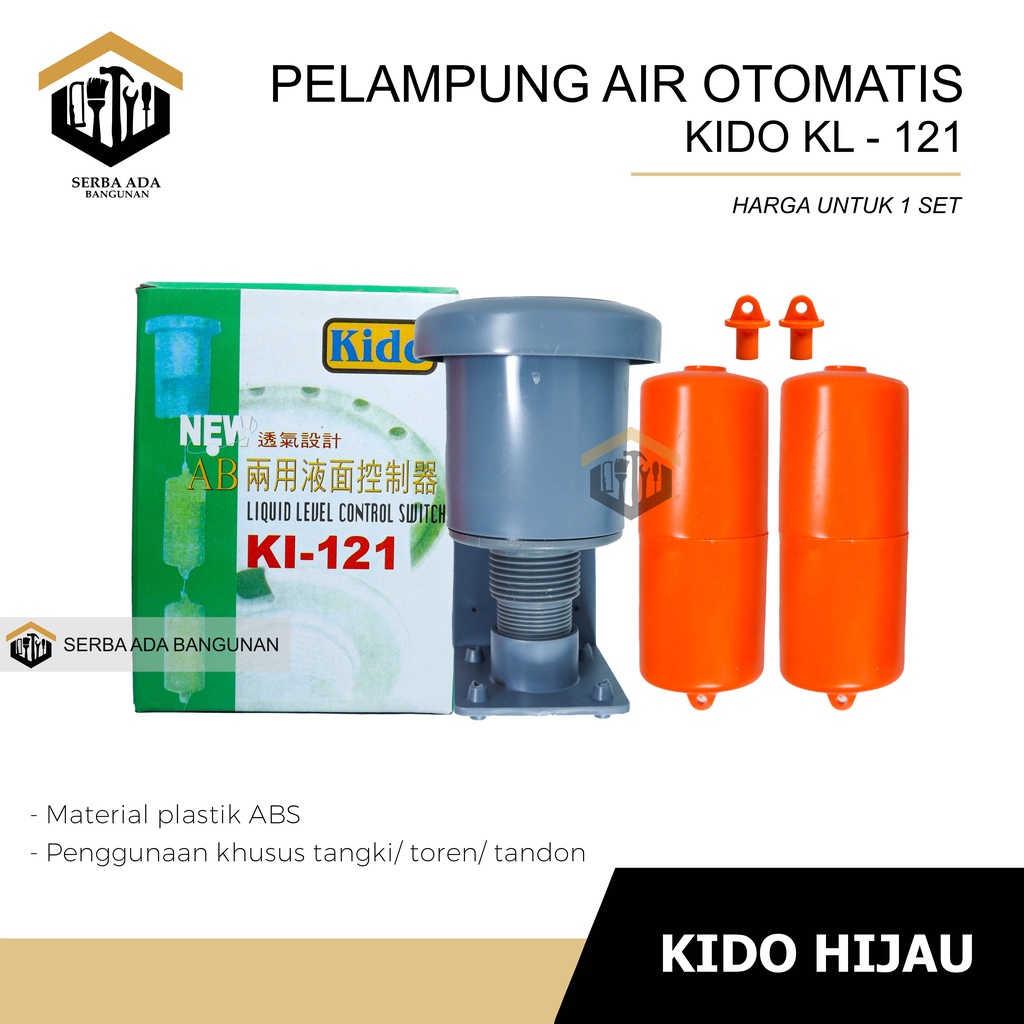 Radar Pelampung plampung KIDO air otomatis untuk tengki murah Taiwan-1 PCS