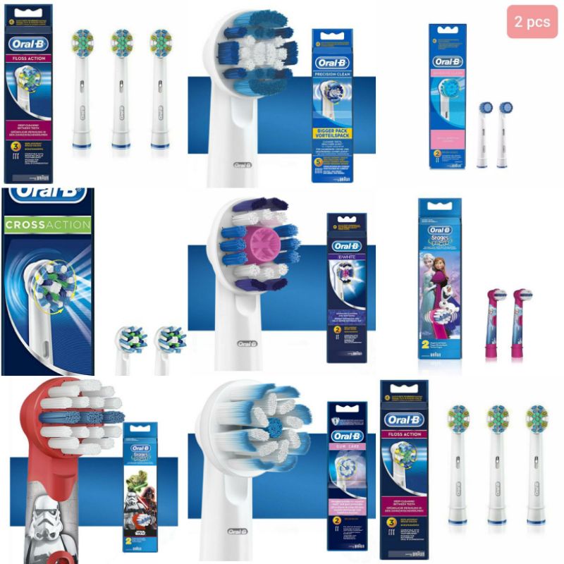 Oral B Head Refill Toothbrush Vitality, refill kepala sikat gigi elektrik