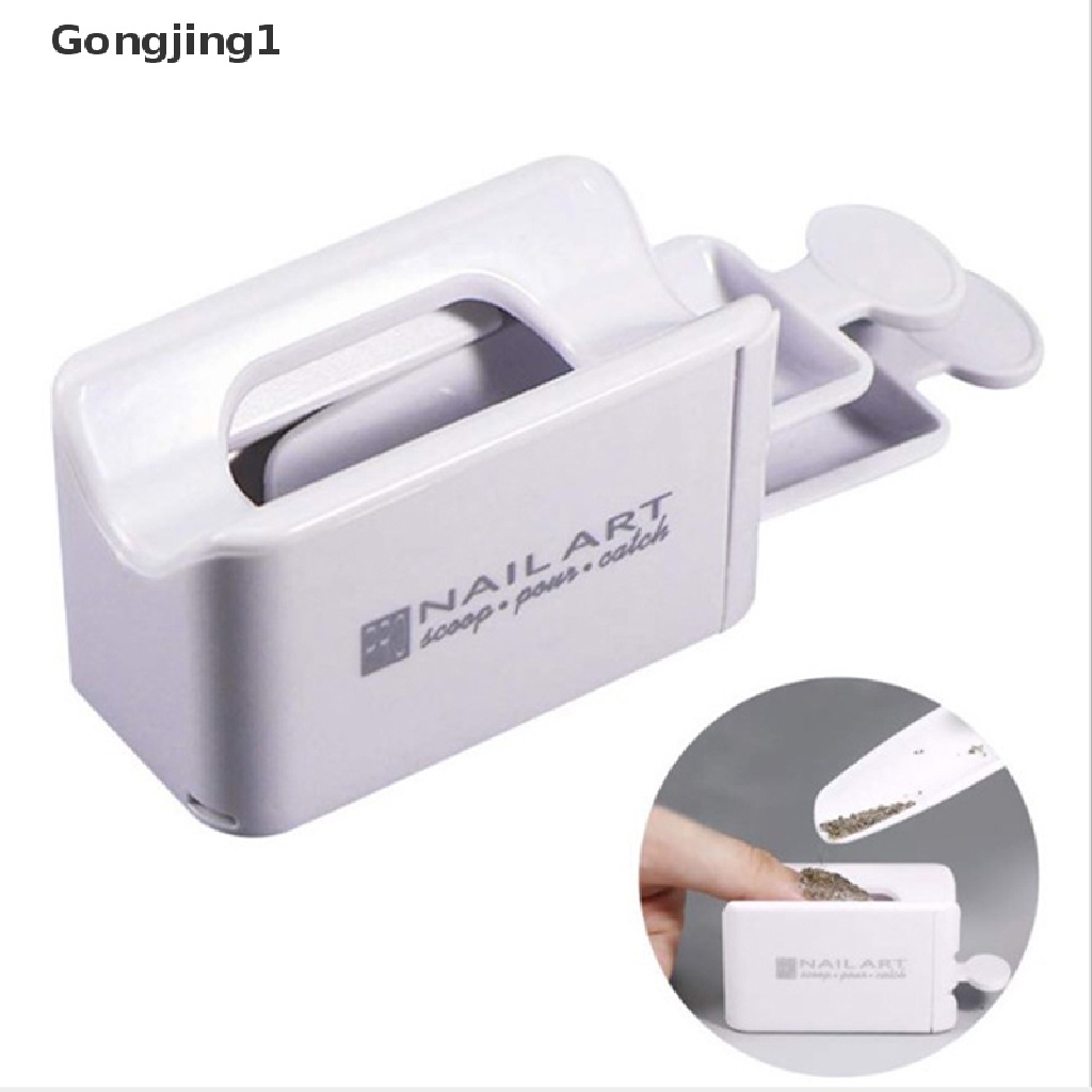 Gongjing1 Kotak Daur Ulang Kuteks / Nail Art / Manicure Portable Lapis Ganda