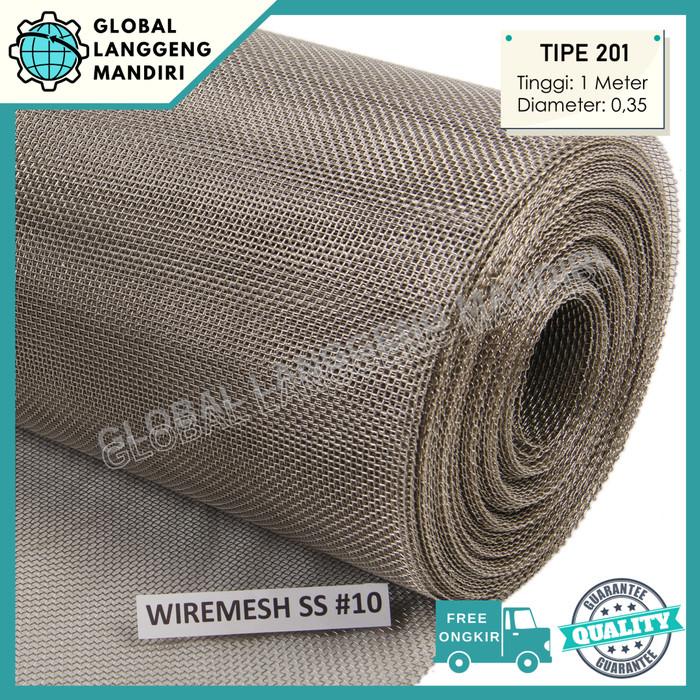 Wire Mesh 10 Stainless (201) 1Mx1M / Kawat Nyamuk / Wiremesh #10 Ss