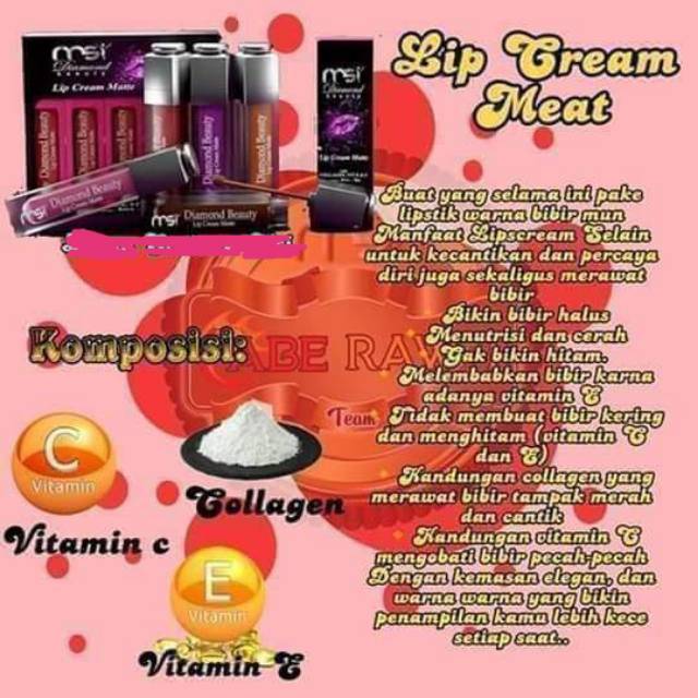 MSI Lip Cream Matte ,, 1 lip cream