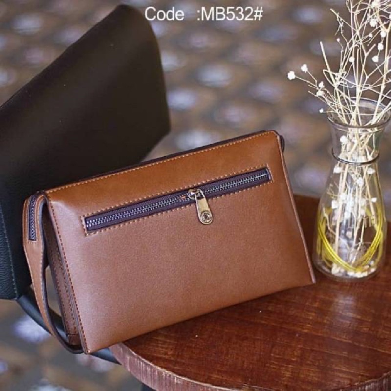 Handbag Gagang MB kulit Tas Tangan Pria/Wanita import MB532 kulit