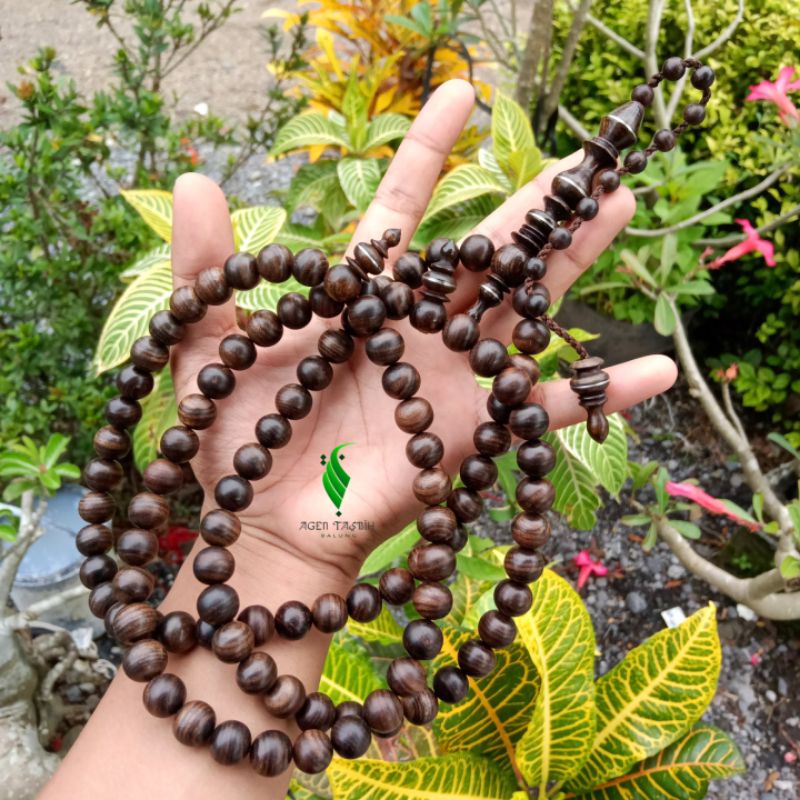 Tasbih Kayu Kalimasada Size 12mm &amp; 14mm Super!!, Tasbih Muslim 99 Butir, Tasbih Antik, Tasbih, Tasbih Kayu Langka Bertuah,