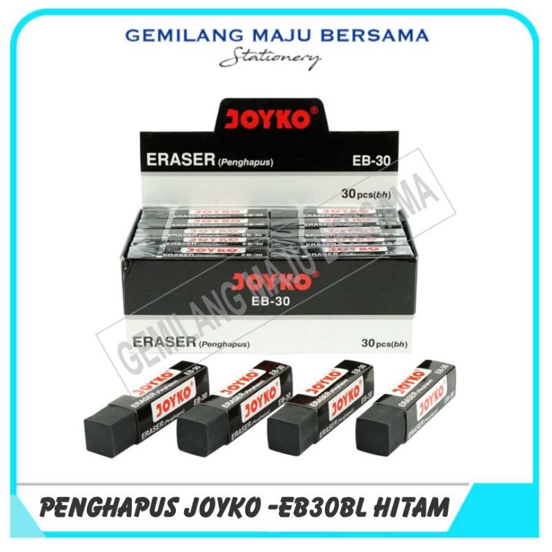 

Penghapus / Eraser Joyko EB-30BL hitam (harga per lusin= 12 bh)
