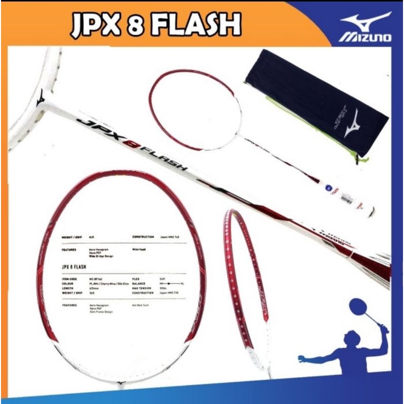 RAKET BADMINTON MIZUNO JPX 8 FLASH