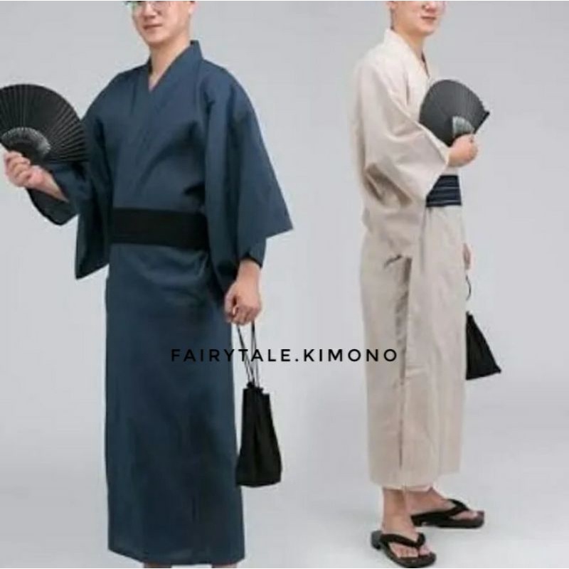 Kimono Jepang Yukata Laki-laki