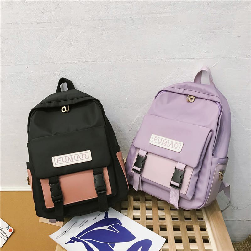 KSO_BAG - Tas Ransel Backpack Wanita Murah Tas Ransel Sekolah Fumiao Korean Style Termurah