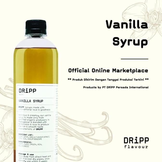 

DRIPP VANILLA SYRUP ( SIRUP VANILA )