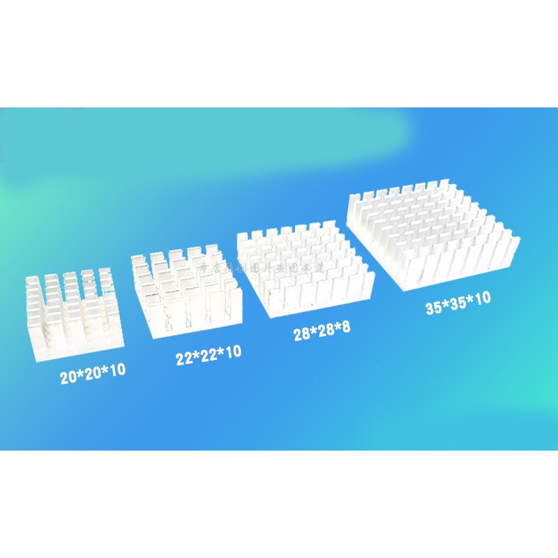 Almunium pendingin Heatsink IC amplifier power (5)