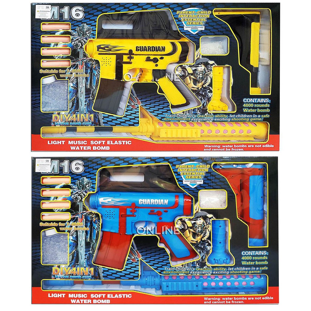  Mainan  Water Bomb Gun M16 Pistol  Senjata GunAnak 