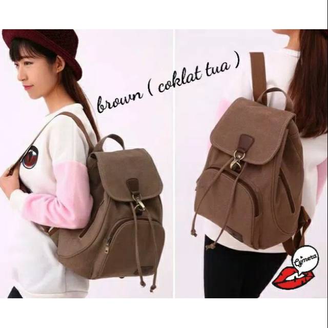 TS > Tas wanita ransel / tas import