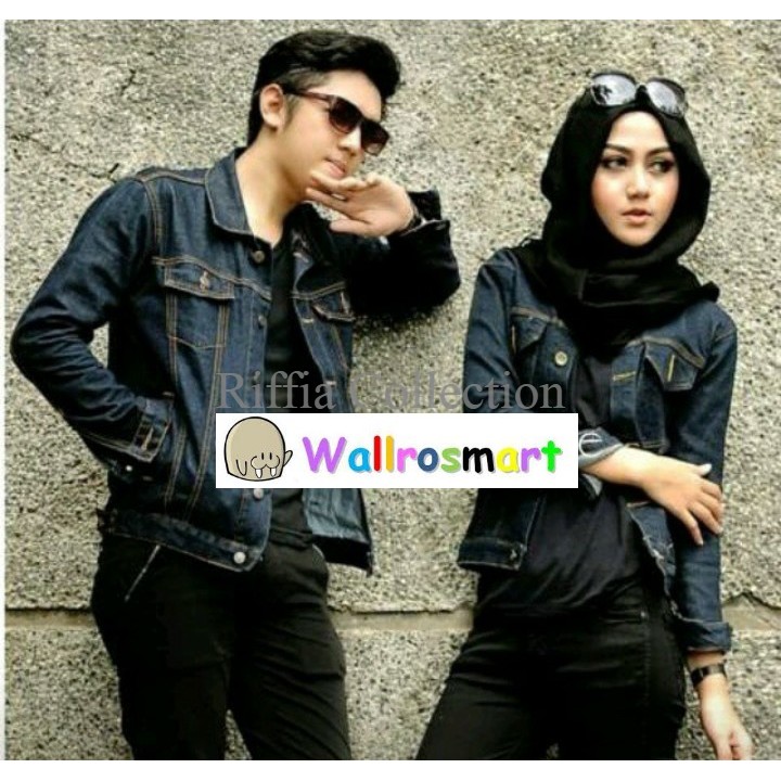 Kereeeen.....  JAKET LEVIS COUPLE / JEANS BLUEBLACK / NAVY / BIRU DONGKER / PASANGAN NMF8
