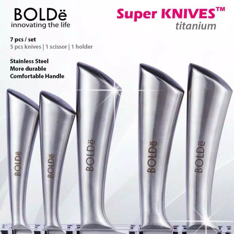 bolde knife set titanium