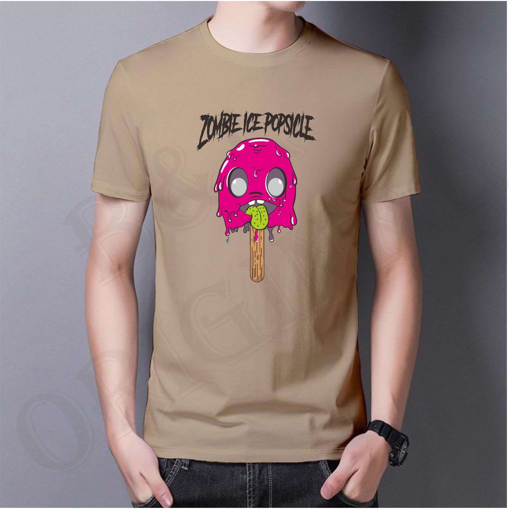 BS//TERLARIS//BAJU KAOS ZOMBIE ICE TANGAN PENDEK PRIA DAN WANITA//GOOD QUALITY